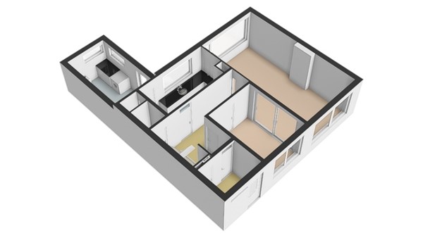 Floorplan - Prof. Granpré Molièrelaan 16, 8302 BD Emmeloord